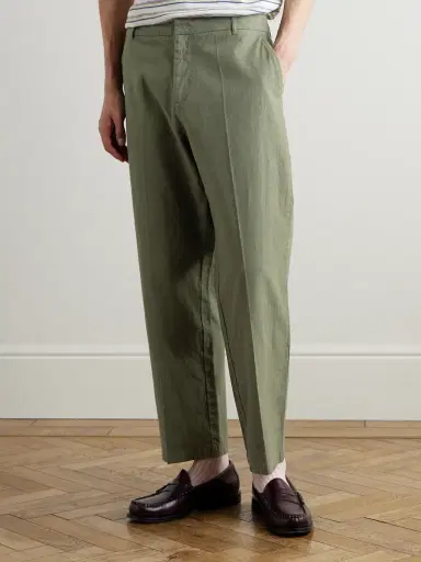 Folk Lunar Straight-Leg Linen and Cotton-Blend Suit Trousers - Men | Thumbnail 3 Folk Lunar Straight-Leg Linen and Cotton-Blend Suit Trousers - Men | Thumbnail 3