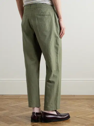 Folk Lunar Straight-Leg Linen and Cotton-Blend Suit Trousers - Men | Thumbnail 4 Folk Lunar Straight-Leg Linen and Cotton-Blend Suit Trousers - Men | Thumbnail 4