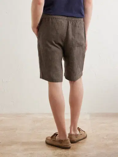 Sunspel Straight-Leg Linen Shorts - Men | Thumbnail 4 Sunspel Straight-Leg Linen Shorts - Men | Thumbnail 4
