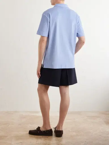 Sunspel Cotton-Terry Polo Shirt - Men | Thumbnail 4 Sunspel Cotton-Terry Polo Shirt - Men | Thumbnail 4