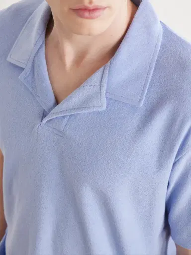 Sunspel Cotton-Terry Polo Shirt - Men | Thumbnail 5 Sunspel Cotton-Terry Polo Shirt - Men | Thumbnail 5