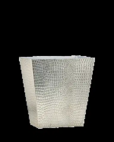 Labrazel Crocodile Silver Wastebasket | Thumbnail 2 Labrazel Crocodile Silver Wastebasket | Thumbnail 2