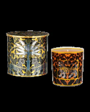 ORTIGIA Ambra Nera Decorated Candle | Thumbnail 2 ORTIGIA Ambra Nera Decorated Candle | Thumbnail 2