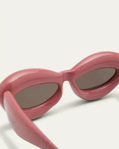 Loewe Inflated Pink Acetate Cat-Eye Sunglasses | Thumbnail 5 Loewe Inflated Pink Acetate Cat-Eye Sunglasses | Thumbnail 5
