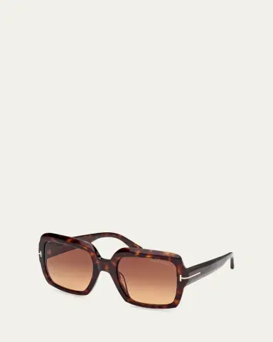 Tom Ford Beveled Acetate & Metal Square Sunglasses | Thumbnail 2 Tom Ford Beveled Acetate & Metal Square Sunglasses | Thumbnail 2