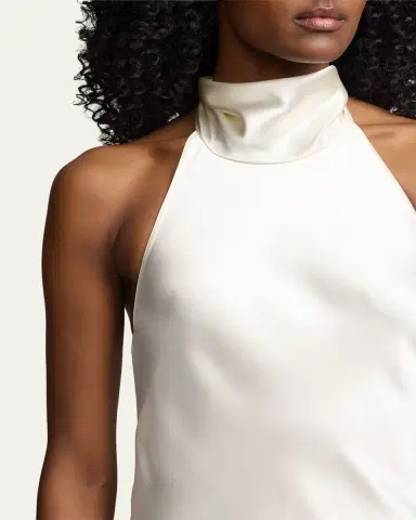 Ralph Lauren Collection Chilton Stretch Satin Evening Dress | Thumbnail 5 Ralph Lauren Collection Chilton Stretch Satin Evening Dress | Thumbnail 5