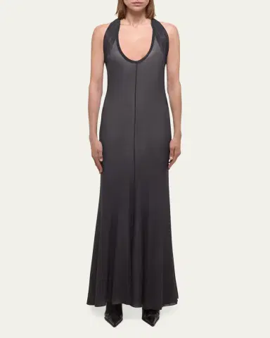 Helmut Lang Halter Dancer Maxi Dress | Thumbnail 2 Helmut Lang Halter Dancer Maxi Dress | Thumbnail 2