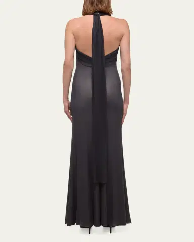 Helmut Lang Halter Dancer Maxi Dress | Thumbnail 3 Helmut Lang Halter Dancer Maxi Dress | Thumbnail 3