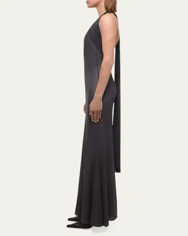Helmut Lang Halter Dancer Maxi Dress | Thumbnail 4 Helmut Lang Halter Dancer Maxi Dress | Thumbnail 4