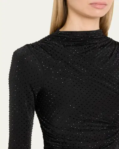 Retrofête Tana Long-Sleeve Embellished Mini Dress | Thumbnail 5 Retrofête Tana Long-Sleeve Embellished Mini Dress | Thumbnail 5