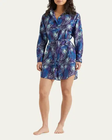 Vilebrequin Eyes of the Wind Cotton-Silk Shirtdress | Thumbnail 2 Vilebrequin Eyes of the Wind Cotton-Silk Shirtdress | Thumbnail 2