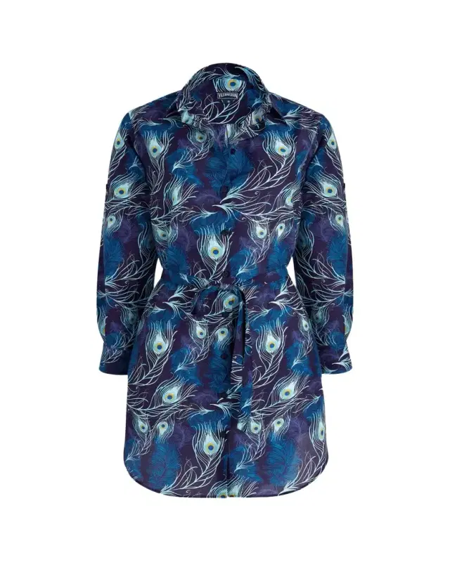 Eyes of the Wind Cotton-Silk Shirtdress Eyes of the Wind Cotton-Silk Shirtdress