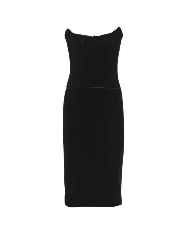 Dolce & Gabbana Strapless Velvet Corset Dress | Thumbnail 1 Dolce & Gabbana Strapless Velvet Corset Dress | Thumbnail 1