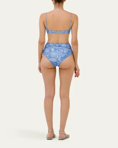 Agua by Agua Bendita Magenta Floritura Bikini Bottoms | Thumbnail 3 Agua by Agua Bendita Magenta Floritura Bikini Bottoms | Thumbnail 3