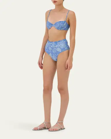 Agua by Agua Bendita Magenta Floritura Bikini Bottoms | Thumbnail 4 Agua by Agua Bendita Magenta Floritura Bikini Bottoms | Thumbnail 4