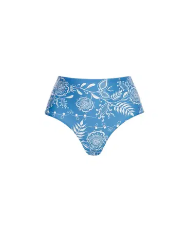 Agua by Agua Bendita Magenta Floritura Bikini Bottoms | Thumbnail 1 Agua by Agua Bendita Magenta Floritura Bikini Bottoms | Thumbnail 1