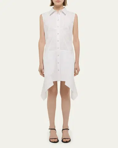 Helmut Lang Sleeveless Bustier Shirtdress | Thumbnail 2 Helmut Lang Sleeveless Bustier Shirtdress | Thumbnail 2