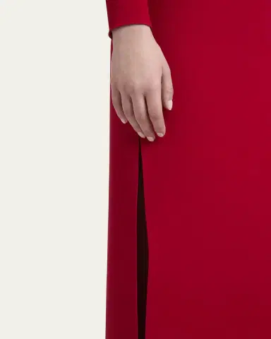 Valentino Garavani Bow One-Shoulder Silk Crepe Column Gown | Thumbnail 5 Valentino Garavani Bow One-Shoulder Silk Crepe Column Gown | Thumbnail 5