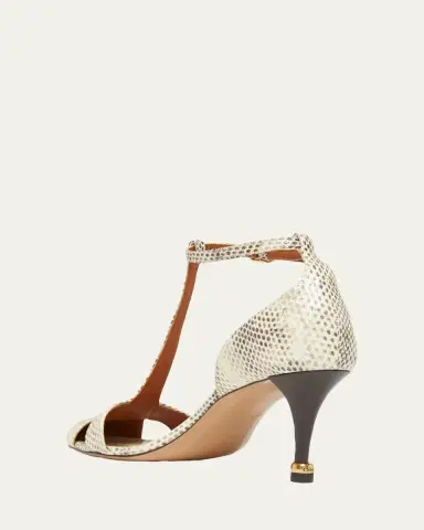 Chloé Cleia Embossed Leather Pumps | Thumbnail 4 Chloé Cleia Embossed Leather Pumps | Thumbnail 4