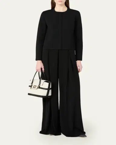 Max Mara Crewneck Cotton Knit Cardigan | Thumbnail 2 Max Mara Crewneck Cotton Knit Cardigan | Thumbnail 2