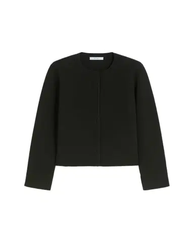 Max Mara Crewneck Cotton Knit Cardigan | Thumbnail 1 Max Mara Crewneck Cotton Knit Cardigan | Thumbnail 1