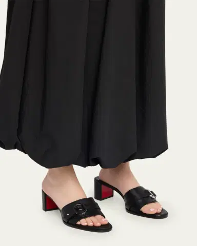 Christian Louboutin 55mm Her in Roma Leather Mules | Thumbnail 2 Christian Louboutin 55mm Her in Roma Leather Mules | Thumbnail 2