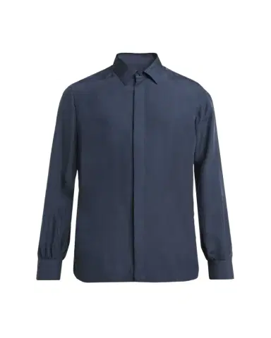 TOM FORD Men's Lyocell Enzyme-Wash Button-Down Shirt | Thumbnail 1 TOM FORD Men's Lyocell Enzyme-Wash Button-Down Shirt | Thumbnail 1