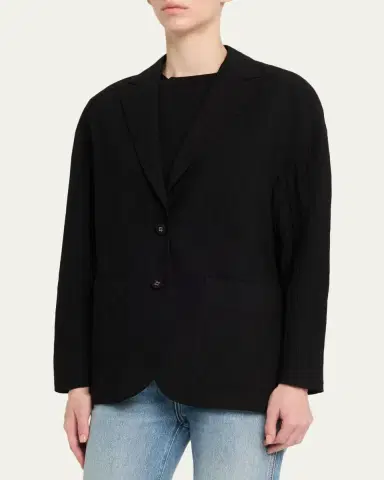 Officine Generale Erena Wrinkled Voile Jacket | Thumbnail 4 Officine Generale Erena Wrinkled Voile Jacket | Thumbnail 4