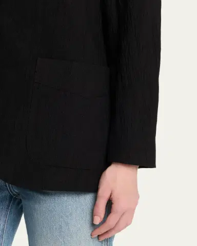 Officine Generale Erena Wrinkled Voile Jacket | Thumbnail 5 Officine Generale Erena Wrinkled Voile Jacket | Thumbnail 5