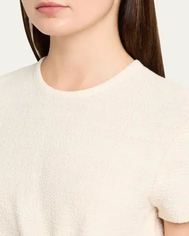 Nanushka Mariel Cotton Linen Tweed T-Shirt | Thumbnail 5 Nanushka Mariel Cotton Linen Tweed T-Shirt | Thumbnail 5