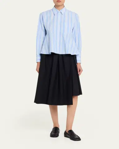 3.1 Phillip Lim Pinstripe Long-Sleeve Shirt | Thumbnail 2 3.1 Phillip Lim Pinstripe Long-Sleeve Shirt | Thumbnail 2