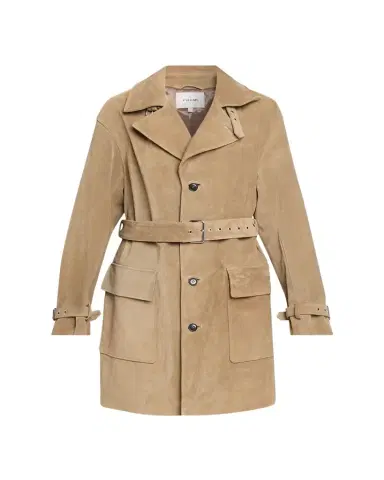 FRAME The Suede Trench Coat | Thumbnail 1 FRAME The Suede Trench Coat | Thumbnail 1
