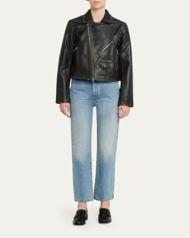 OFFICINE GÉNÉRALE Coco Perfecto Leather Jacket | Thumbnail 2 OFFICINE GÉNÉRALE Coco Perfecto Leather Jacket | Thumbnail 2