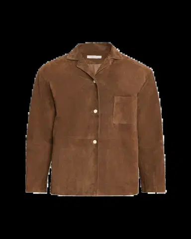 THE ROW Janine Suede Shirt Jacket | Thumbnail 2 THE ROW Janine Suede Shirt Jacket | Thumbnail 2