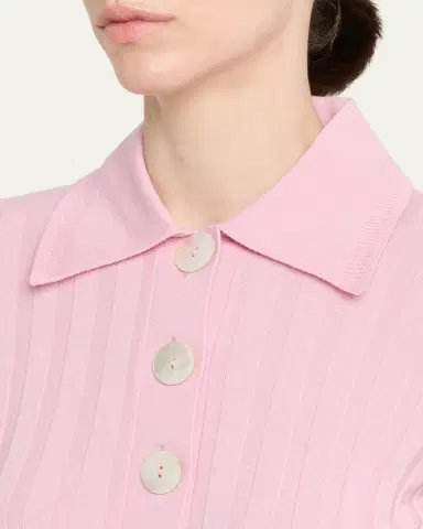 Nackiyé Sugarman Short Sleeve Knit Polo | Thumbnail 5 Nackiyé Sugarman Short Sleeve Knit Polo | Thumbnail 5