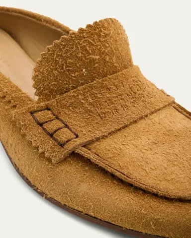 MM6 MAISON MARGIELA 25mm Suede Mule Loafers | Thumbnail 5 MM6 MAISON MARGIELA 25mm Suede Mule Loafers | Thumbnail 5