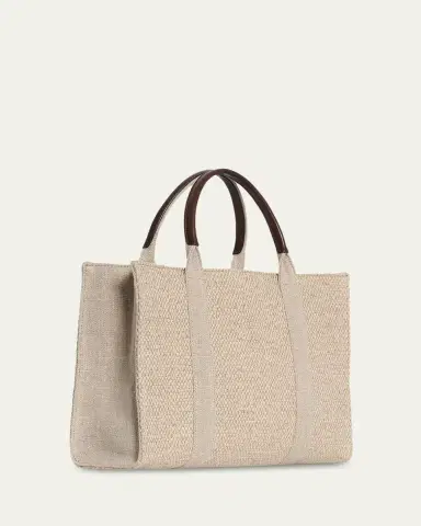 THE ROW Georgia Woven Structured Tote Bag | Thumbnail 3 THE ROW Georgia Woven Structured Tote Bag | Thumbnail 3