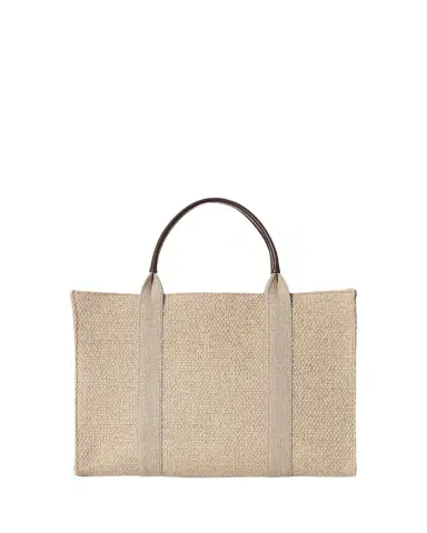 THE ROW Georgia Woven Structured Tote Bag | Thumbnail 1 THE ROW Georgia Woven Structured Tote Bag | Thumbnail 1