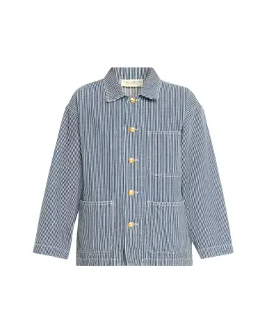 Nili Lotan Franklin Striped Chore Coat | Thumbnail 1 Nili Lotan Franklin Striped Chore Coat | Thumbnail 1