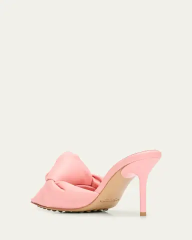 Bottega Veneta 90mm Cherry Nappa Leather Mules | Thumbnail 2 Bottega Veneta 90mm Cherry Nappa Leather Mules | Thumbnail 2