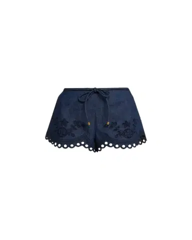 Zimmermann Mahon Broderie Denim Shorts | Thumbnail 1 Zimmermann Mahon Broderie Denim Shorts | Thumbnail 1