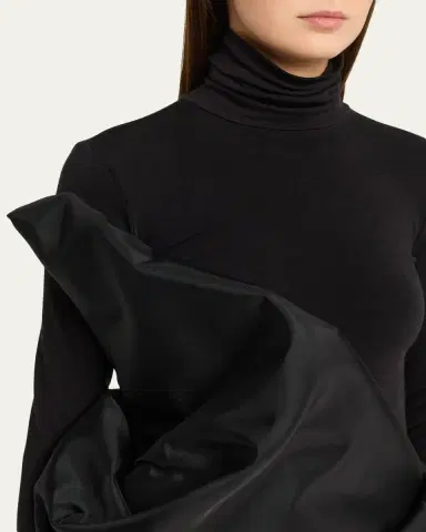 Rick Owens Temple Sculptural Draped Slit Skirt | Thumbnail 5 Rick Owens Temple Sculptural Draped Slit Skirt | Thumbnail 5
