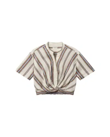 A.L.C. Leonore Gathered Linen Top | Thumbnail 1 A.L.C. Leonore Gathered Linen Top | Thumbnail 1