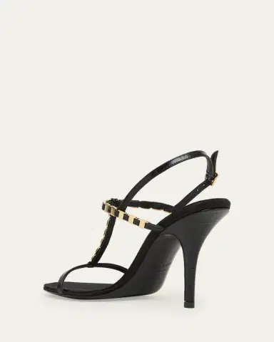 Ferragamo 95mm Estea Gancini Leather Sandals | Thumbnail 2 Ferragamo 95mm Estea Gancini Leather Sandals | Thumbnail 2