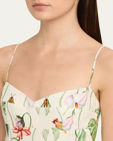 Cara Cara Cherry Linen Mini Dress | Thumbnail 5 Cara Cara Cherry Linen Mini Dress | Thumbnail 5