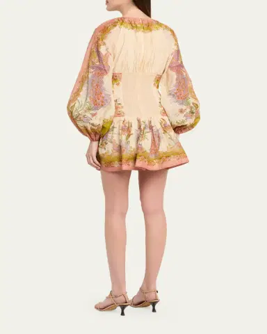 Zimmermann Indra Mini Dress | Thumbnail 3 Zimmermann Indra Mini Dress | Thumbnail 3