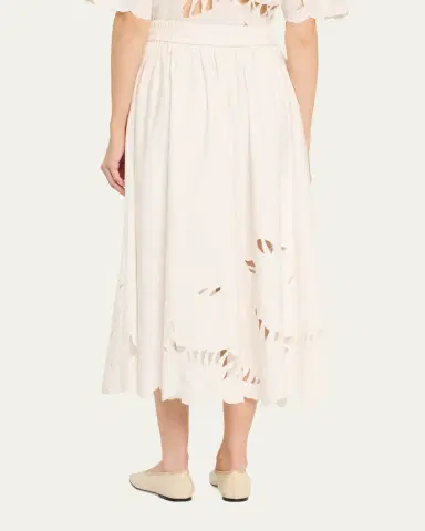 Zimmermann Mahon Embroidered Midi Skirt | Thumbnail 3 Zimmermann Mahon Embroidered Midi Skirt | Thumbnail 3