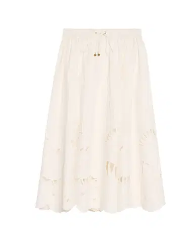 Zimmermann Mahon Embroidered Midi Skirt | Thumbnail 1 Zimmermann Mahon Embroidered Midi Skirt | Thumbnail 1