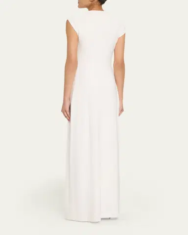 Grace Ling Relic Charms Gathered Jersey Maxi Dress | Thumbnail 3 Grace Ling Relic Charms Gathered Jersey Maxi Dress | Thumbnail 3