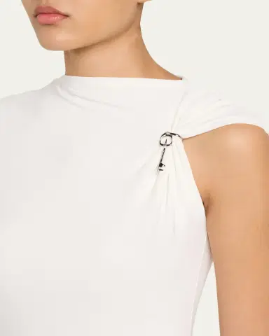Grace Ling Relic Charms Gathered Jersey Maxi Dress | Thumbnail 5 Grace Ling Relic Charms Gathered Jersey Maxi Dress | Thumbnail 5